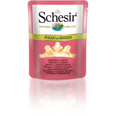 Schesir Cat Piletina i Govedina 70g kesica